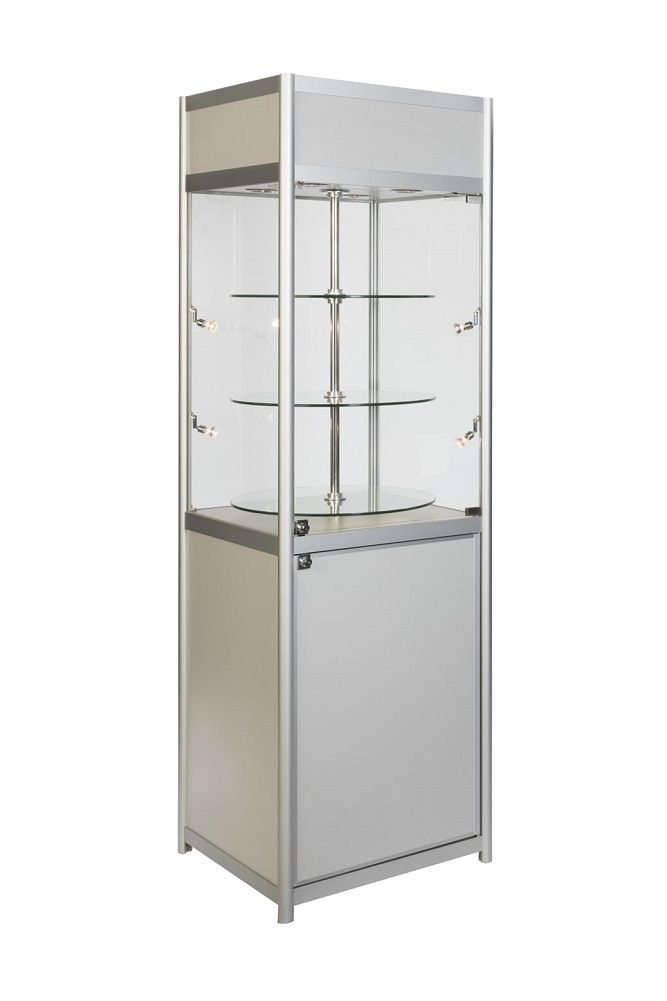 Revolving Display with 8 LED Lights